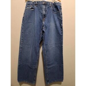 Aeropostale‎ Mens Relaxed Fit Blue Denim Jeans 34x30 American Classic Y2K Style